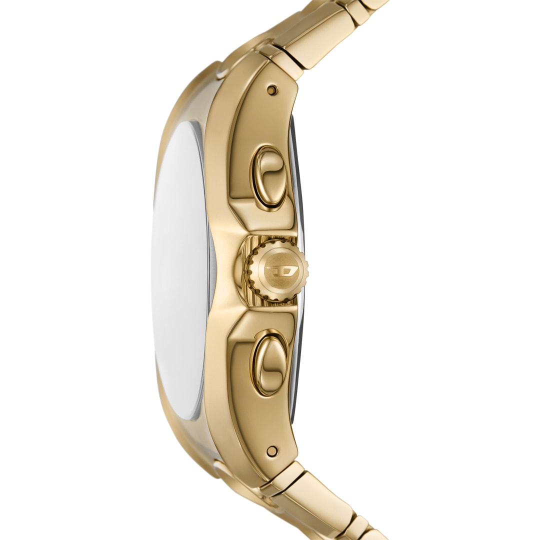 Diesel D-Curve Chronograph Goldig