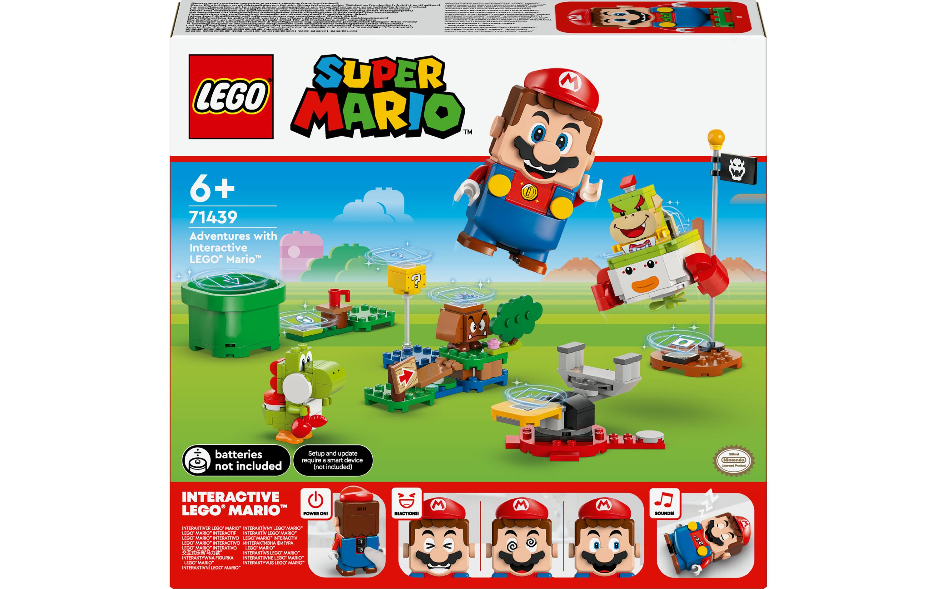 Super Mario Abenteuer mit dem interaktiven Mario 71439Interaktives Abenteuer-Spielset für Kinder