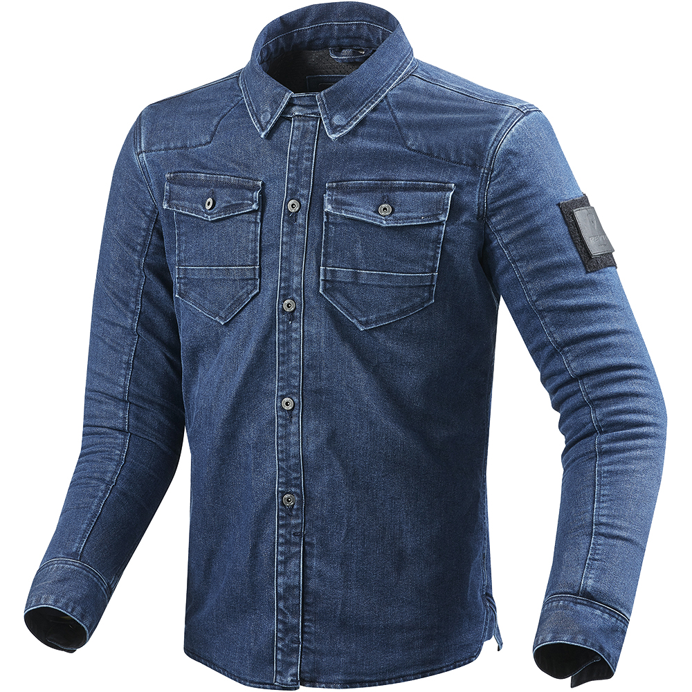 Rev'it - Surchemise Hudson Bleu