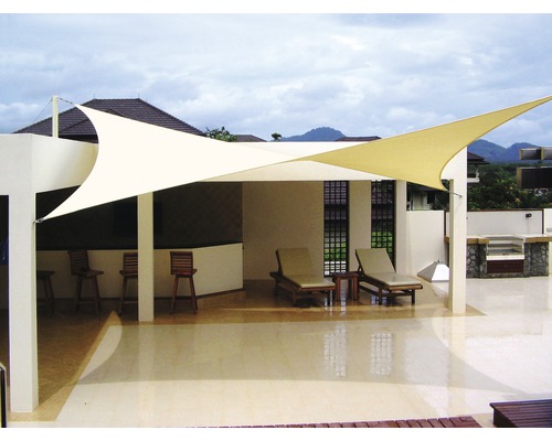 Vierkant beige parasolzeil 360x360 cm