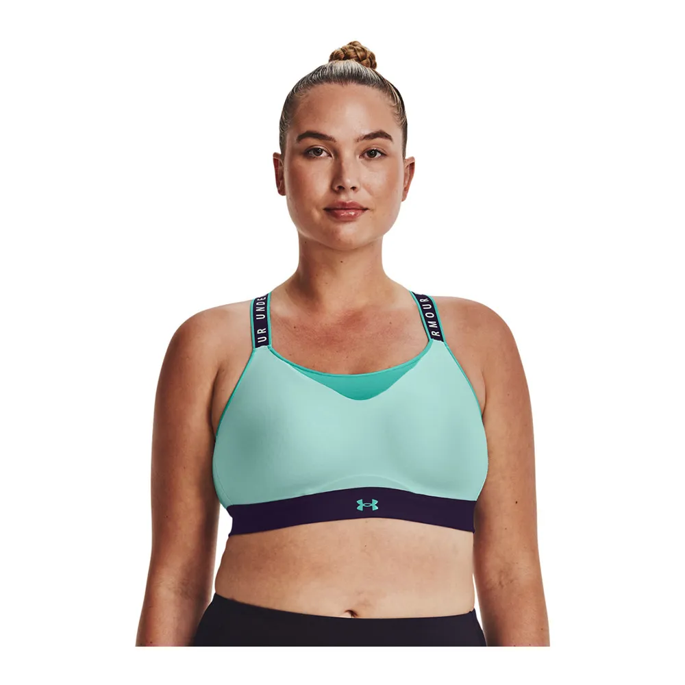 Under Armour INFINITY HIGH - Brassière Femme vert