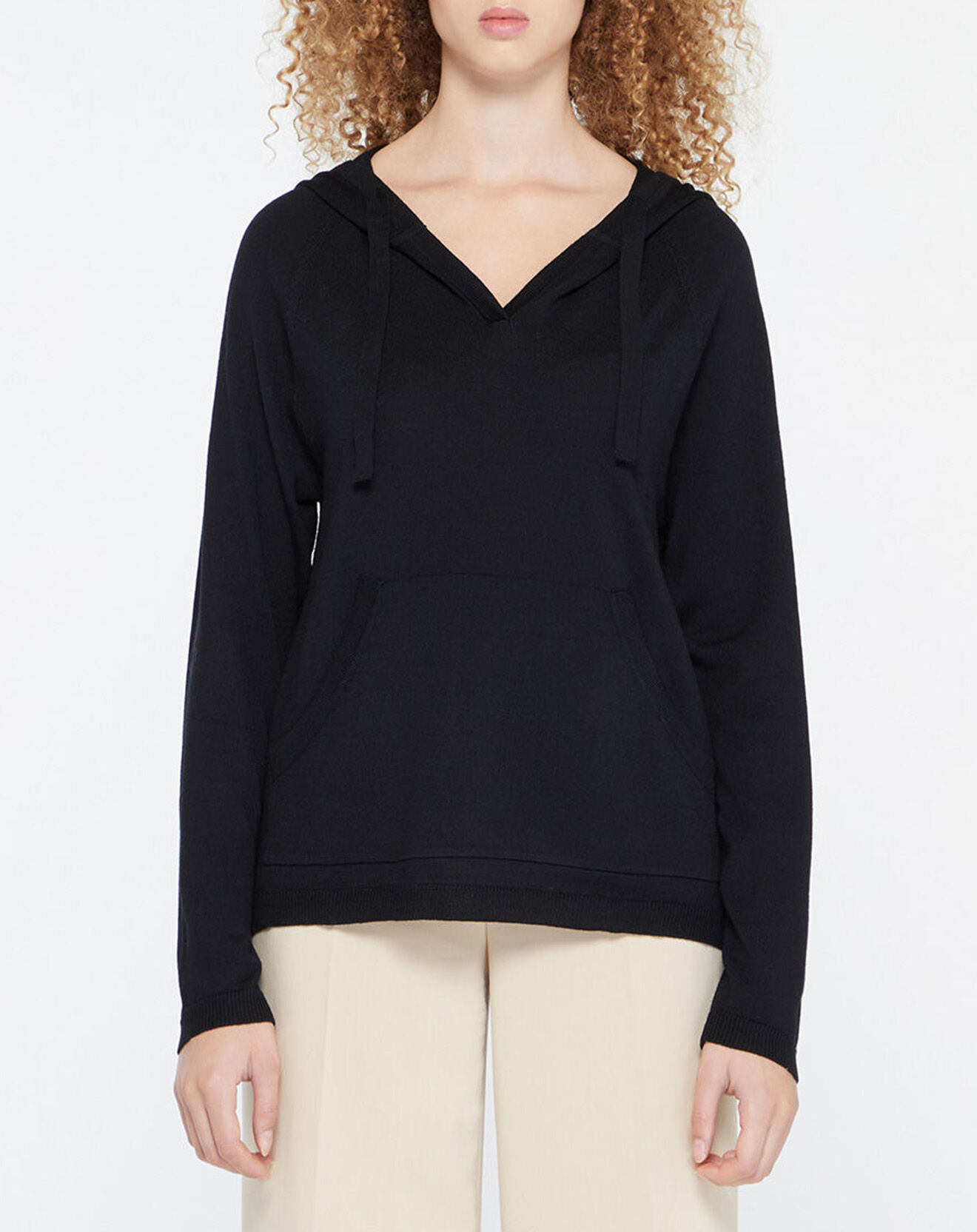 Yerse Sweat 100% Laine Marylouise noir