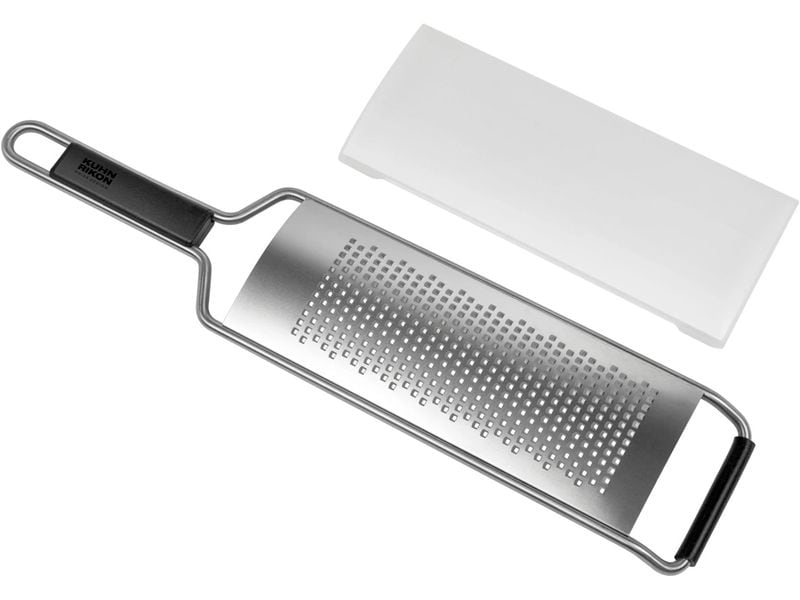 Kuhn Rikon Handreibe fein Schwarz/Silber Allzweck-Reibe