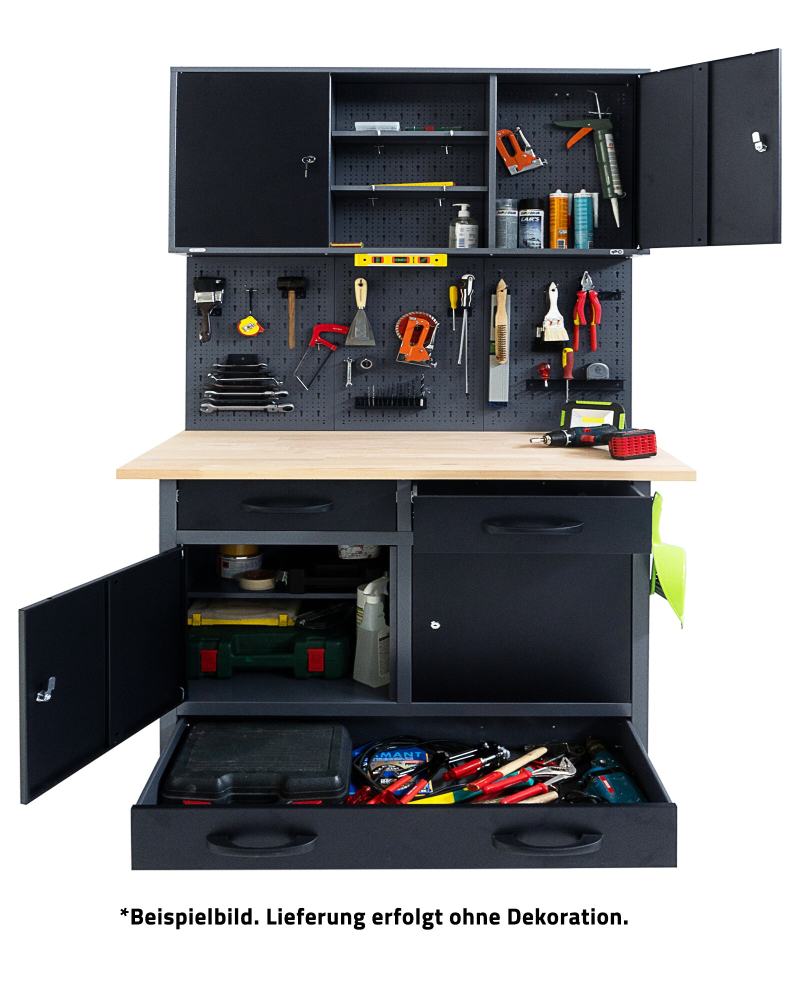 Werkstatt Set Werner Plus 120 cm 1 Schrank