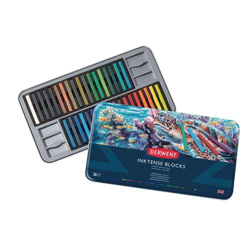 DERWENT Inktense Blocks Aquarellkreiden auf Tintenbasis Sets