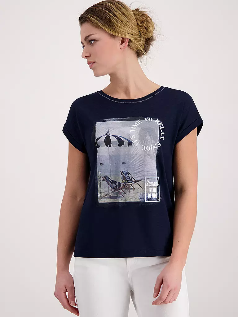 MONARI T-Shirt dunkelblau