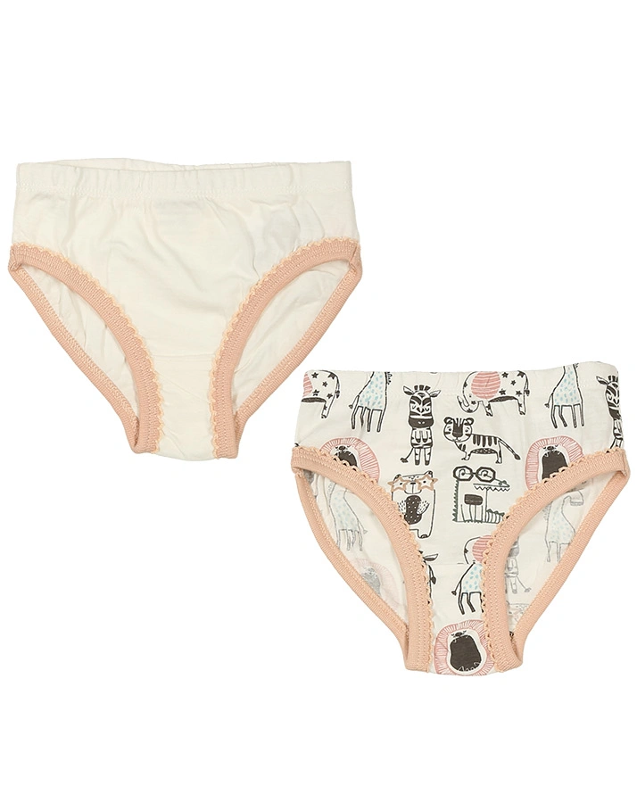 Slip ANIMAL FARM 4er-Pack in altrosa/weiß/graugrün