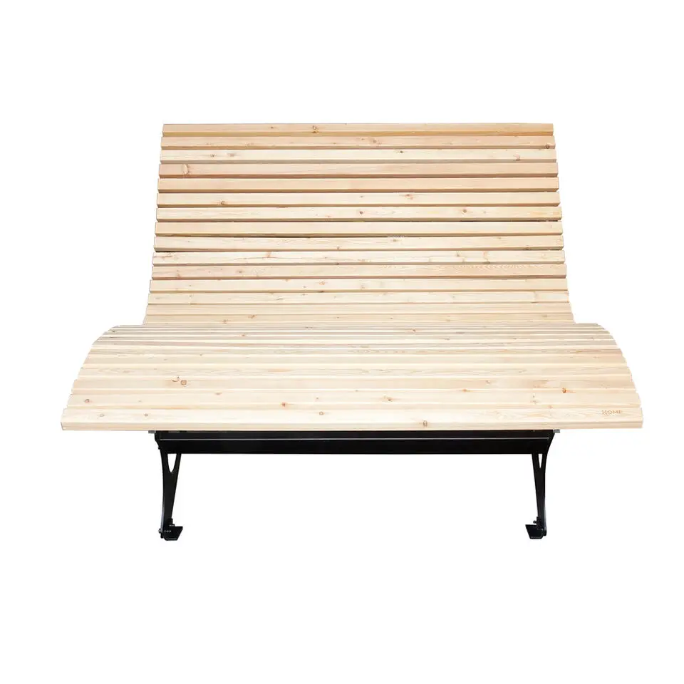 HOME DELUXE wave houten ligstoel TAIGA - 150 cm