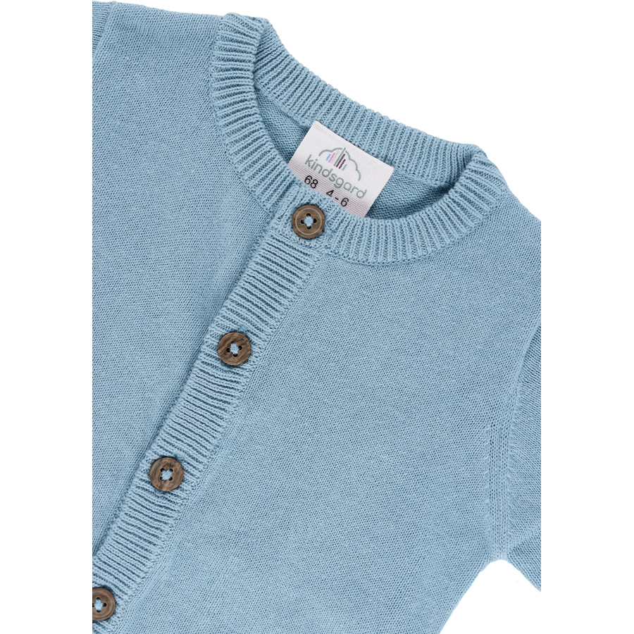 kindsgard Strickoverall strikka Feinstrick blau