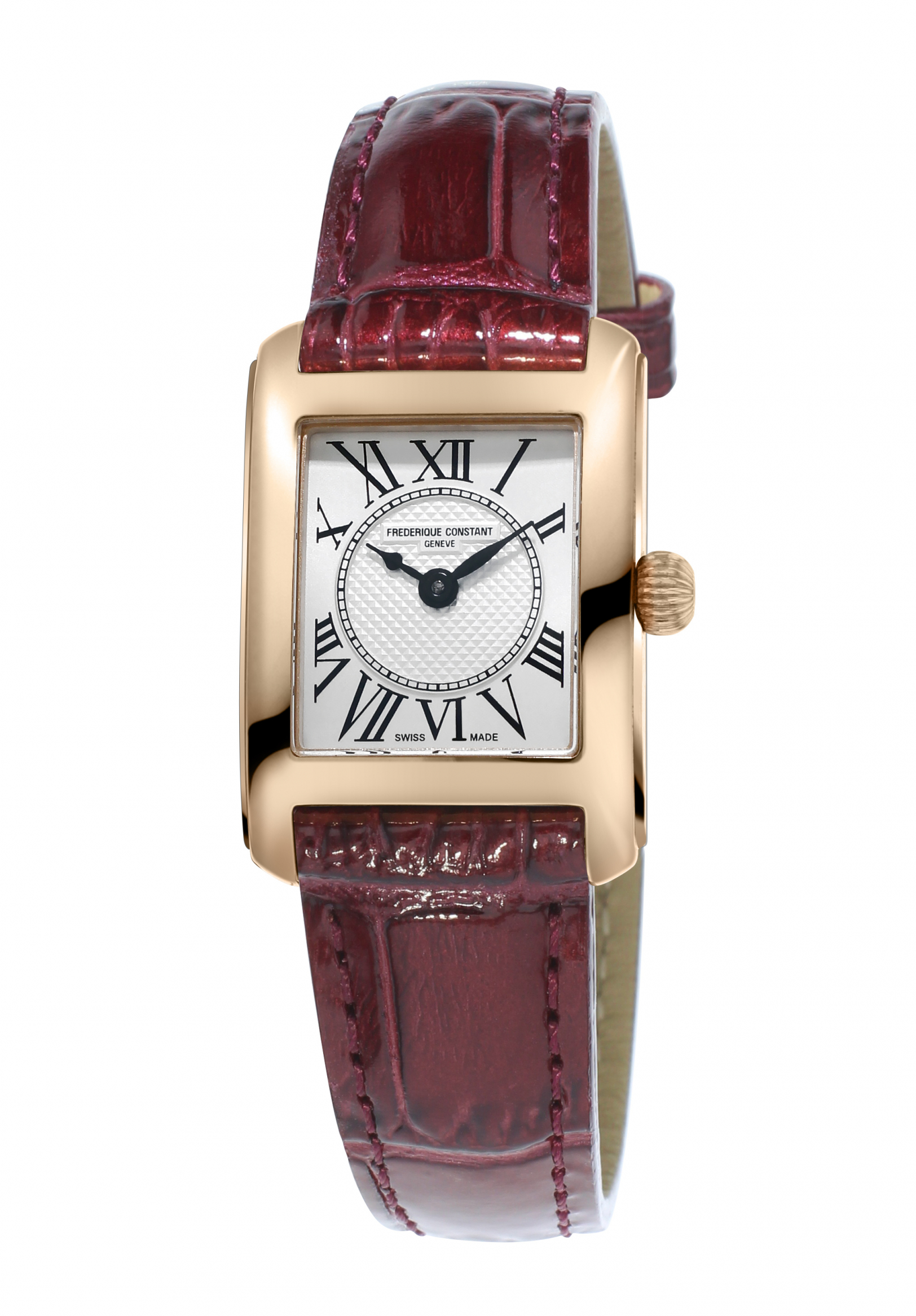 Frederique Constant Carree Damenuhr Rot FC-200MC14
