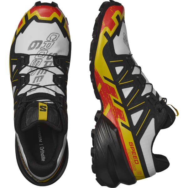 Chaussure trail SALOMON SPEEDCROSS 6 WHITE/BLACK/EMPIRE YELLOW