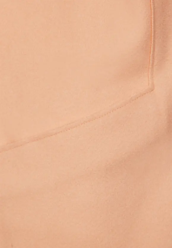 Cosy Übergangsmantel - soft apricot