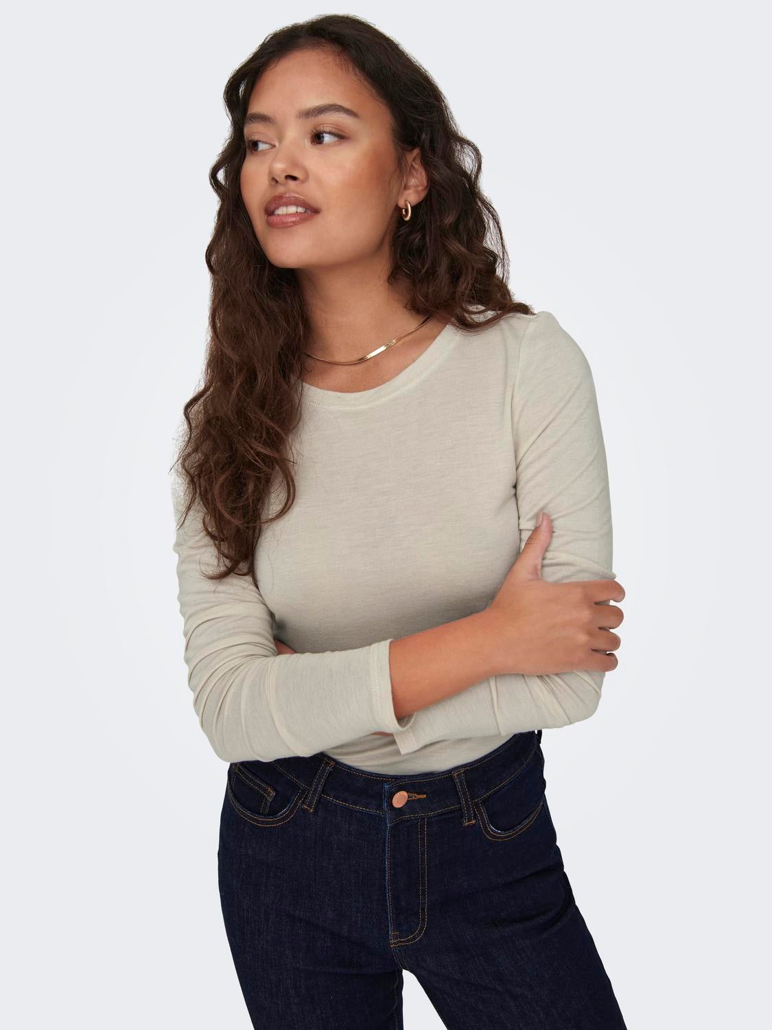 JDYSUMA Top Whitecap Gray
