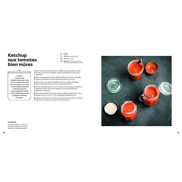 Livre Bocaux conserves Carrément Cuisine Hachette pratique