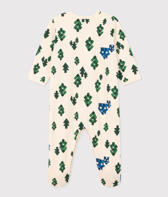 Pyjama bébé sapins en molleton