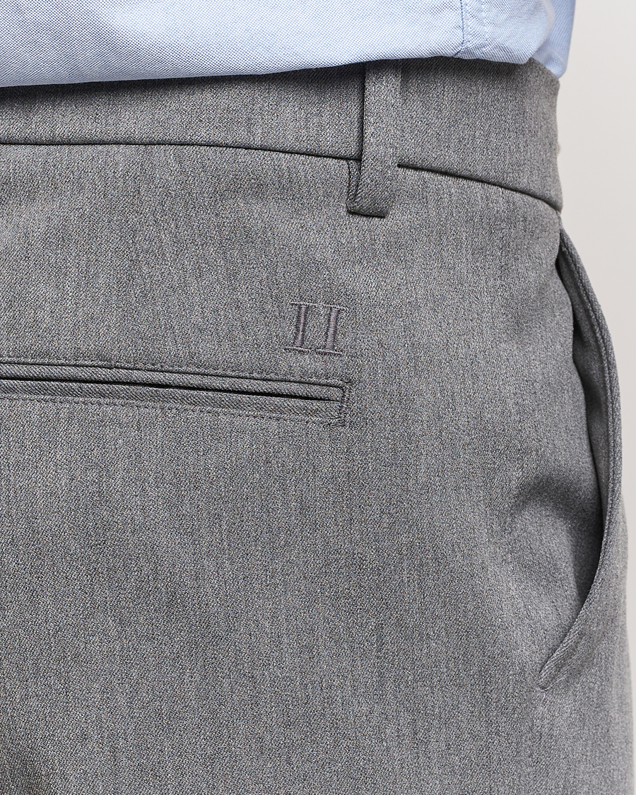 Les Deux Como Reg Suit Pants Grey Melange