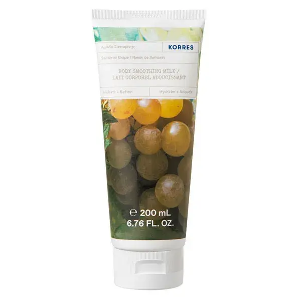 Korres Corps Lait Corporel Adoucissant au Raisin de Santorin 200ml