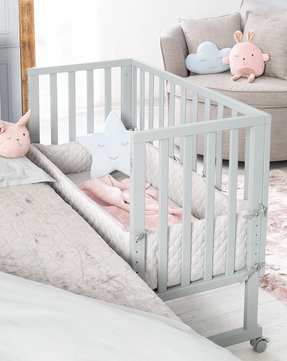 Beistellbett ROBA STYLE 3in1 86 x 90 cm (Farbe: grau)