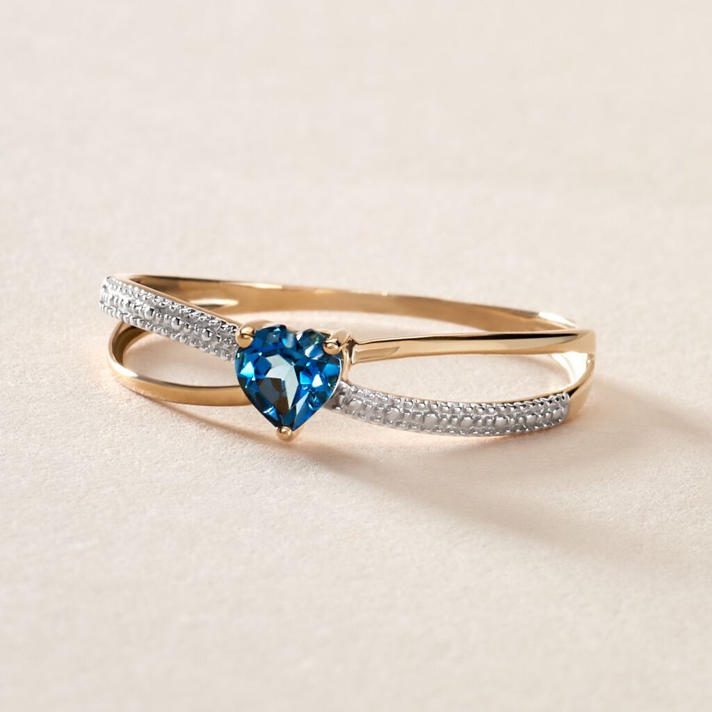 Bague Rory Or Jaune Topaze