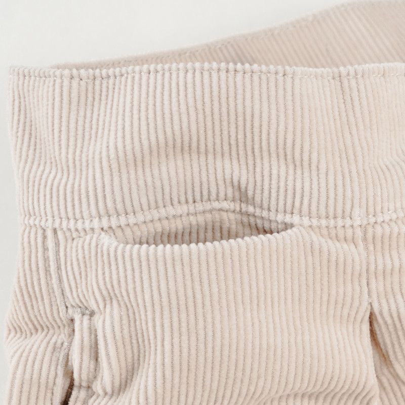 PANTALON CHINO OG - CÔLE VELOURS CEMENT