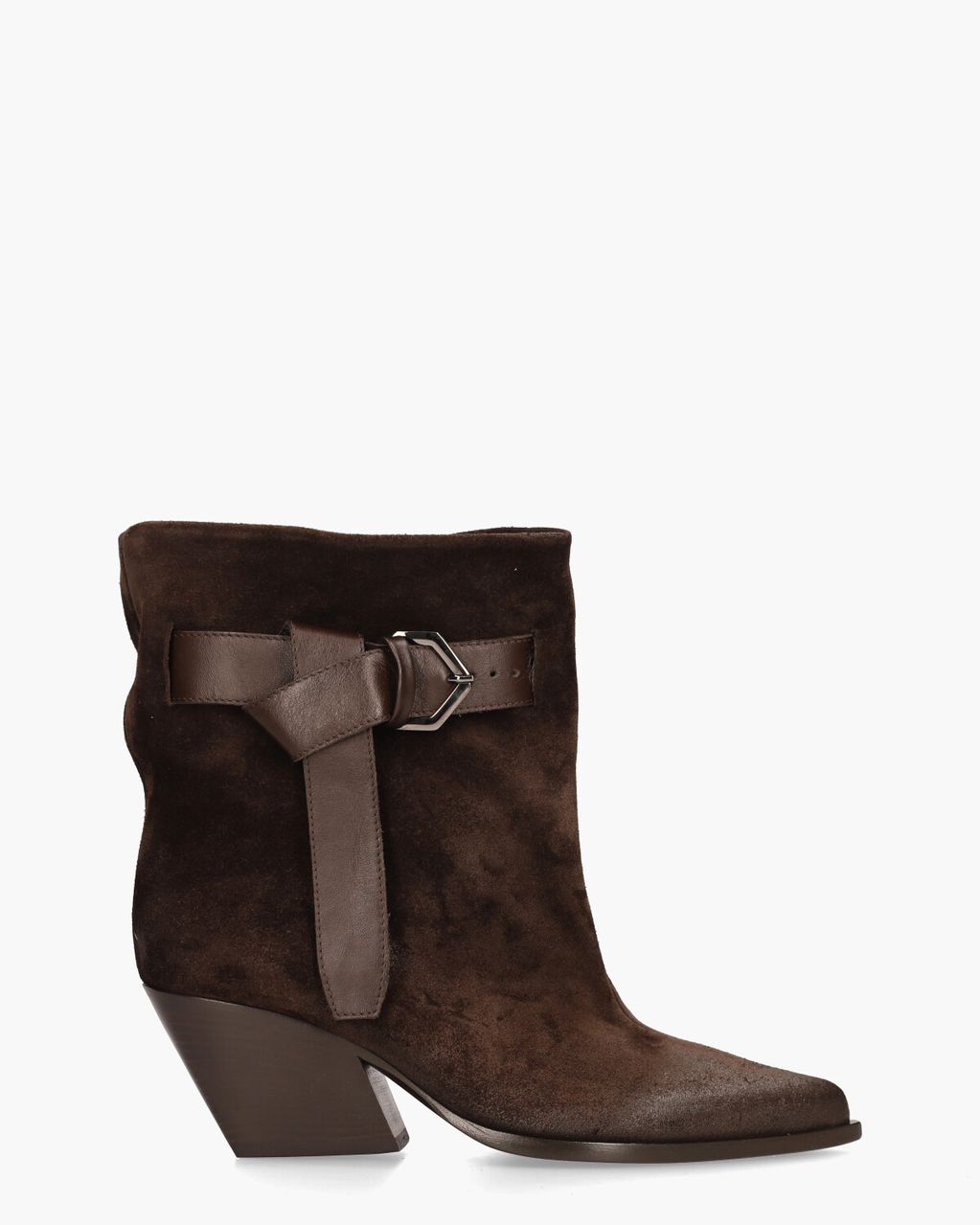 Elena Iachi E4494 Donkerbruin Dames Enkelboots