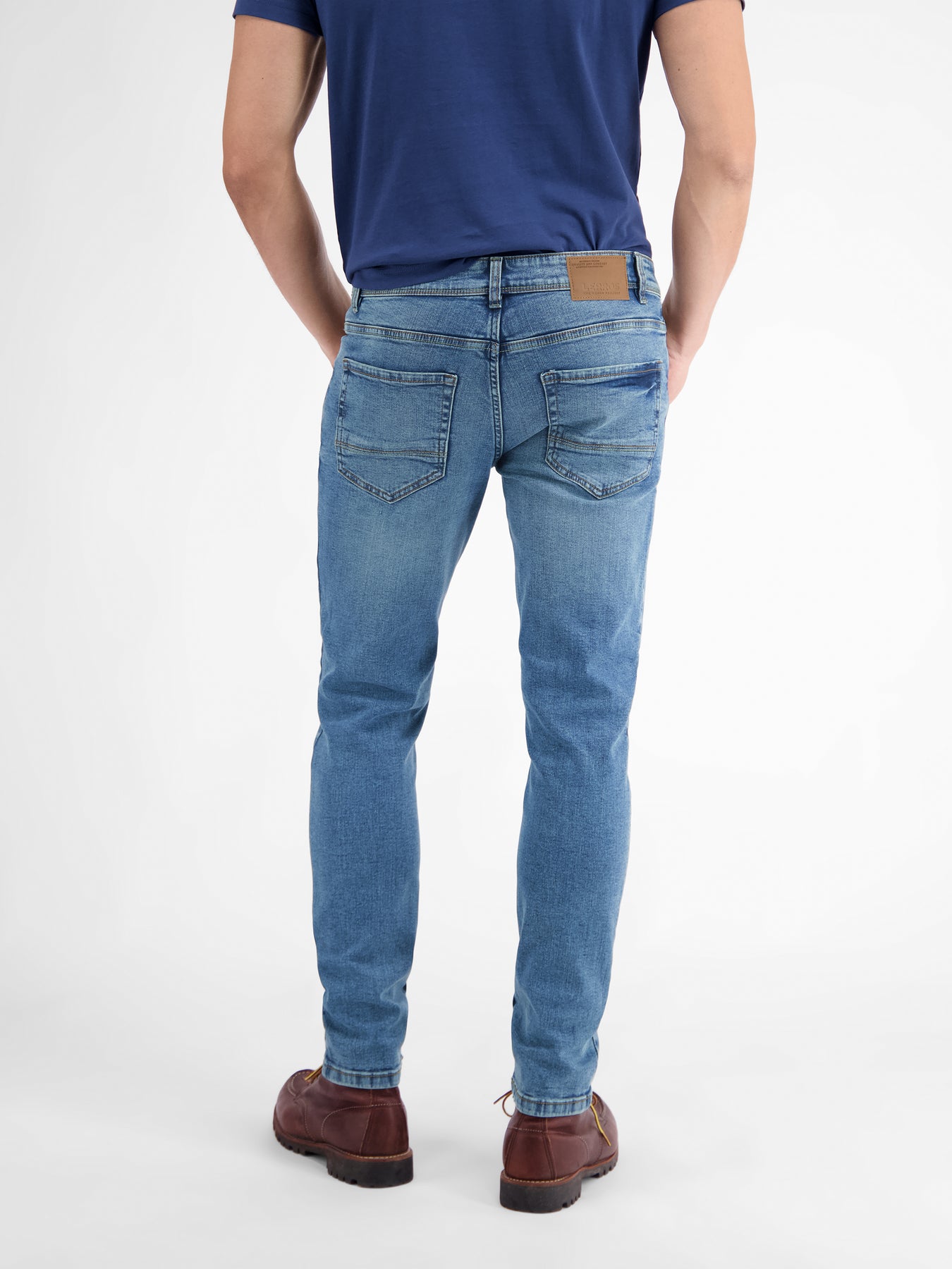 CONLIN 5-Pocket Stretch-Denim, SLIM FIT, unifarben
