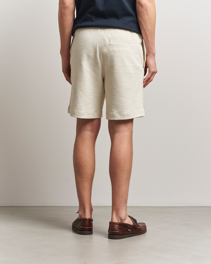 BOSS BLACK Leoni Terry Sweatshorts Open White
