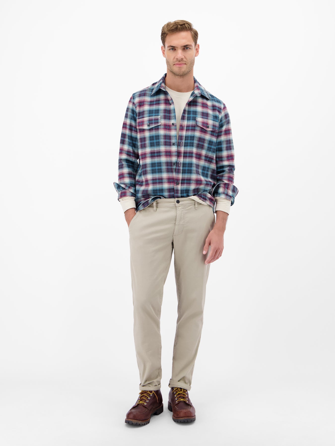 Casual Flanellhemd - weicher Twill, starker Style