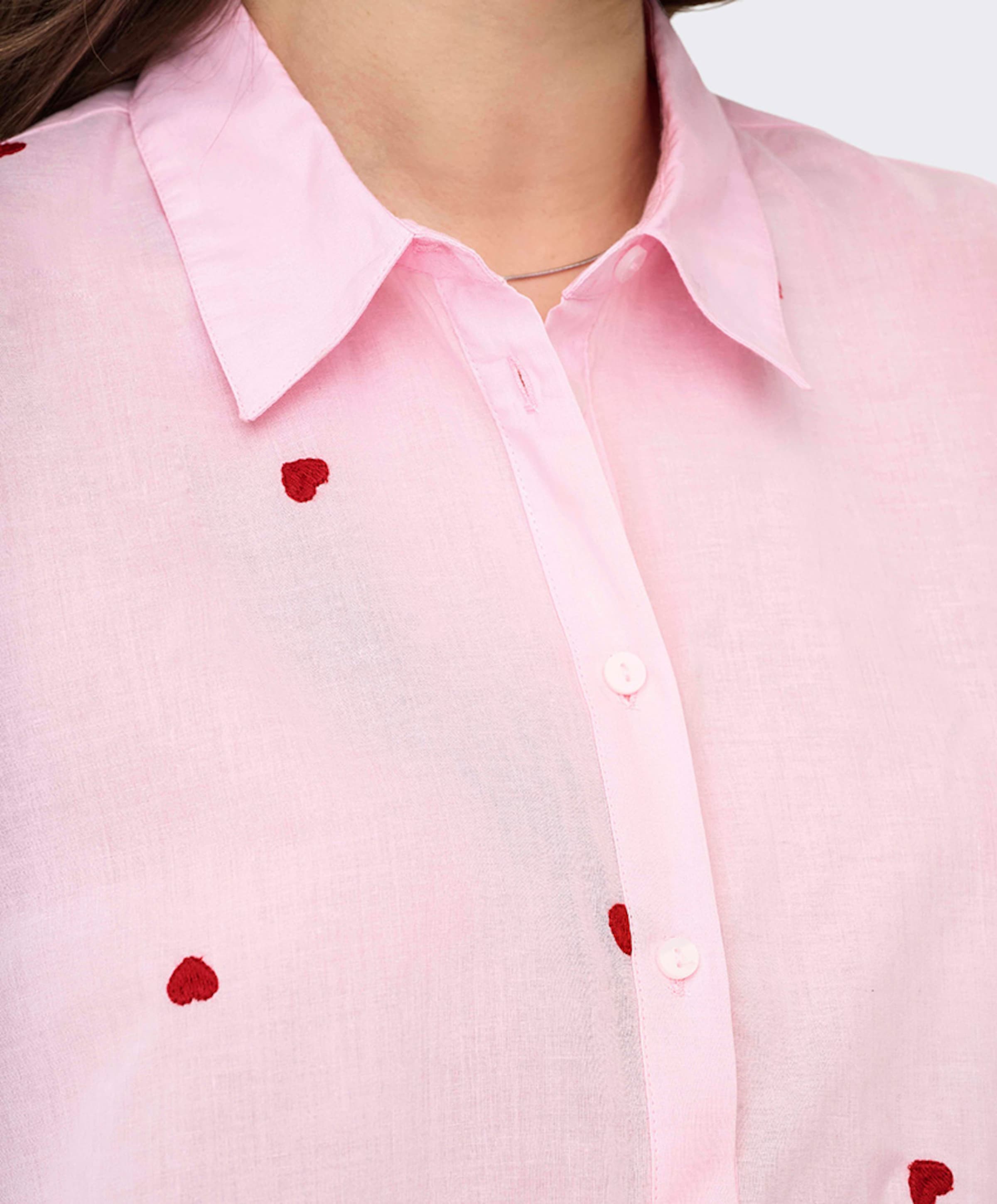 Only Dames blouse roze