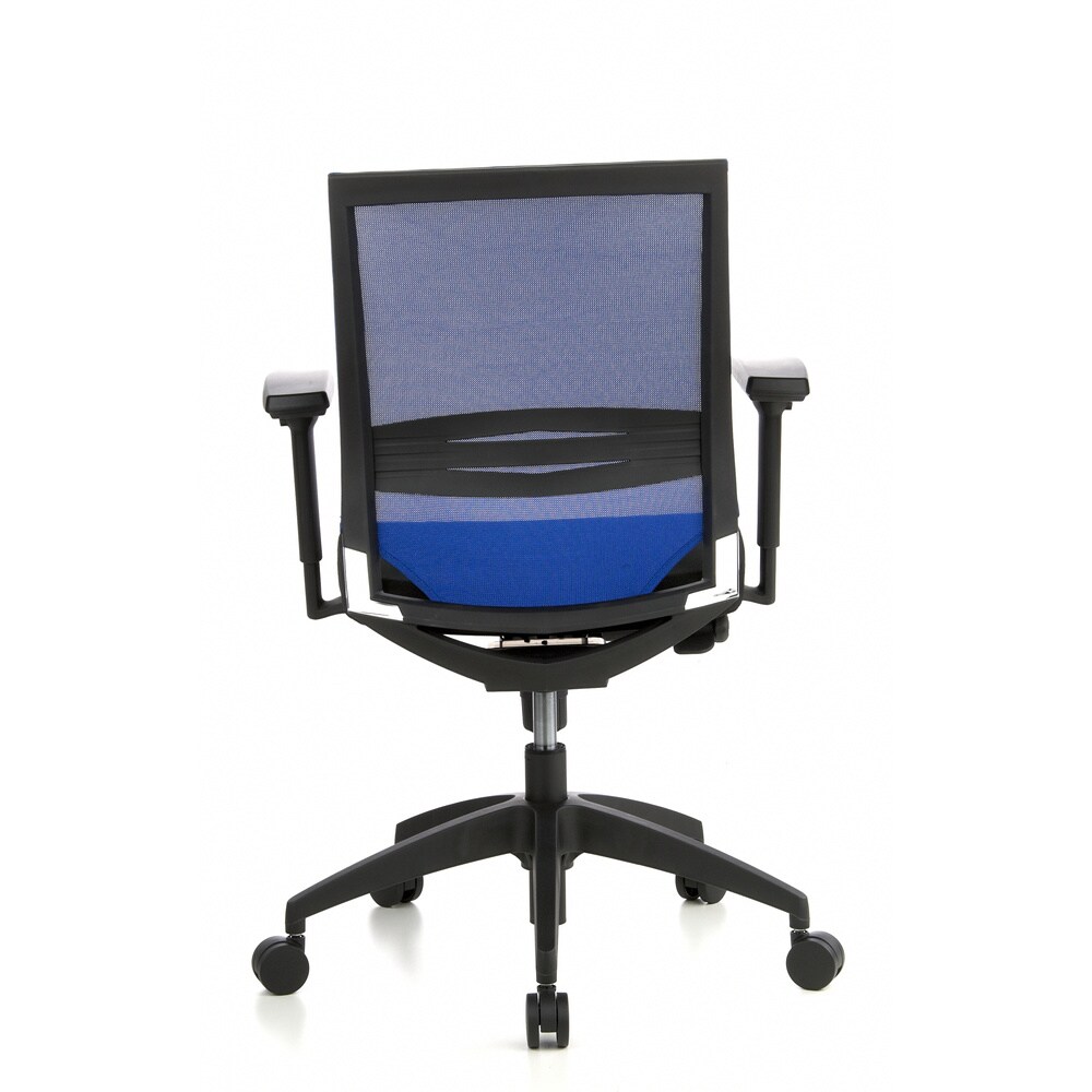 Profi Bürostuhl PORTO BASE Stoff/Netzstoff mit Armlehnen (höhenverstellbar) hjh OFFICE
