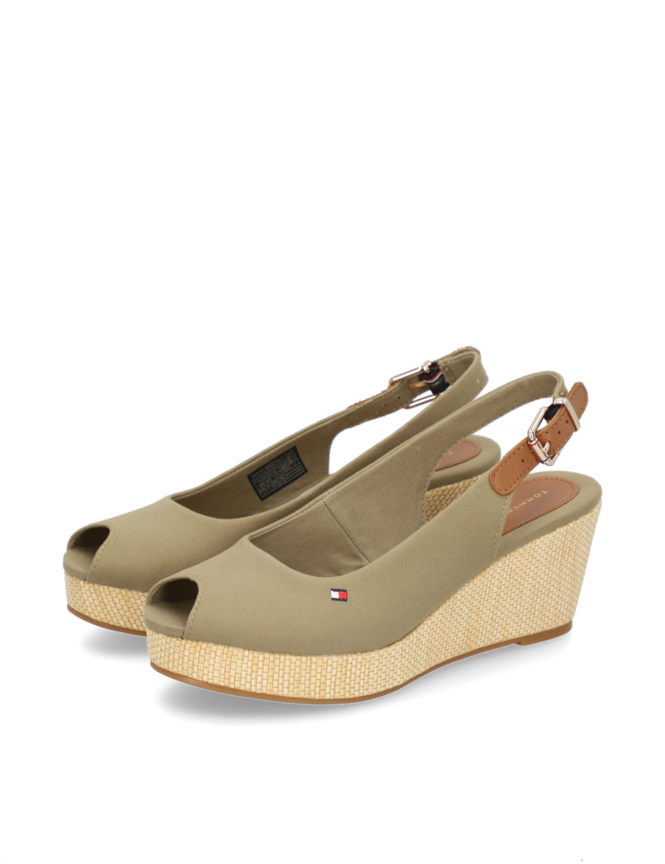 ICONIC ELBA SLING BACK WEDGE