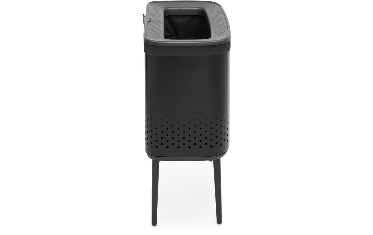 Wäschesammler BO Schwarz, 60 l<br>Schwarzer Wäschekorb