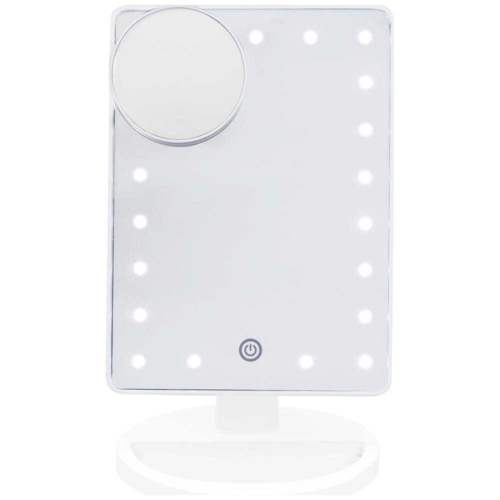 Perfekter LED-Spiegel mit 3 Bürsten