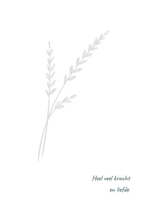 Greetz | Sterkte kaart | veel kracht en liefde