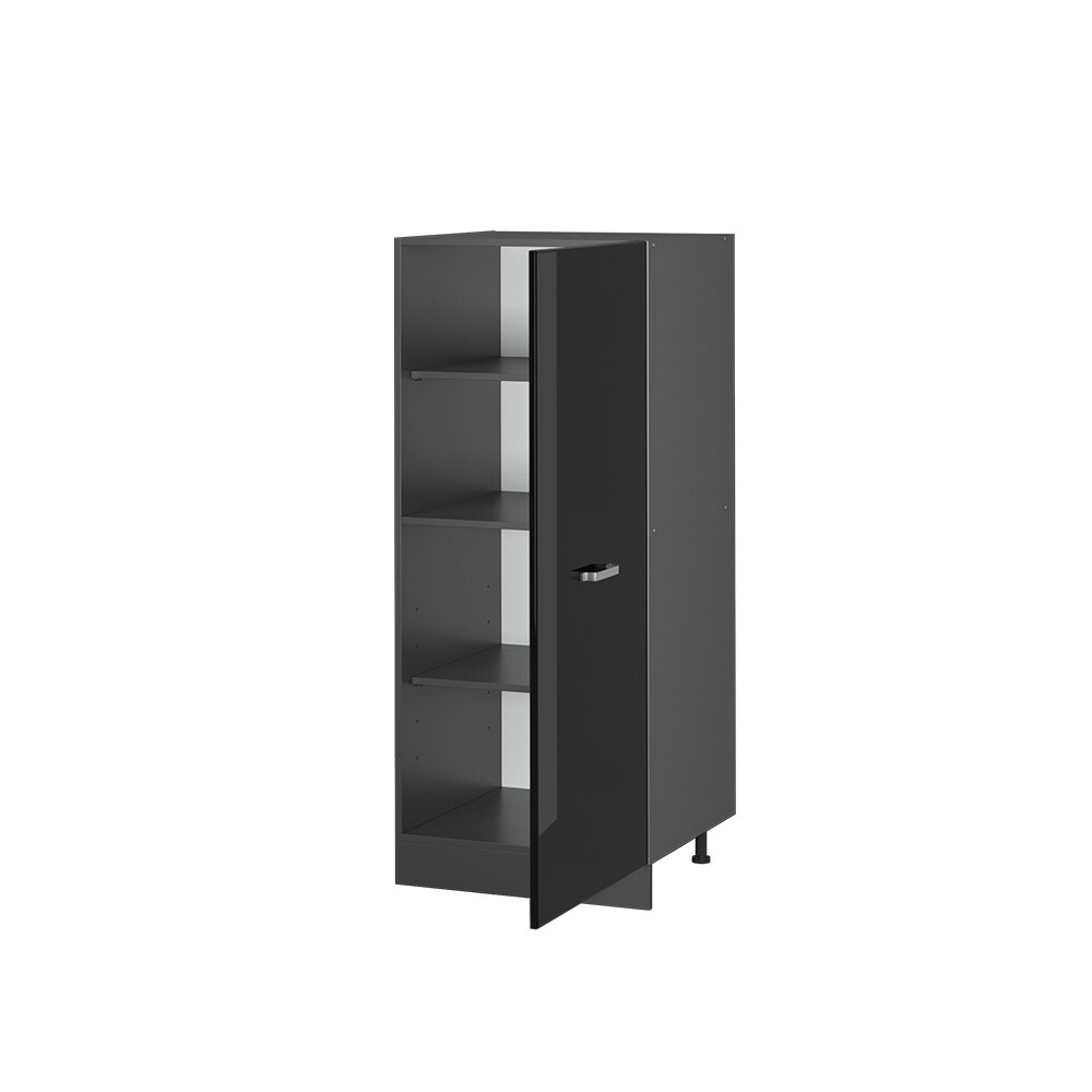 Vicco Vorratsschrank Küchenschrank R-Line Solid Anthrazit Schwarz 60 cm modern große Tür