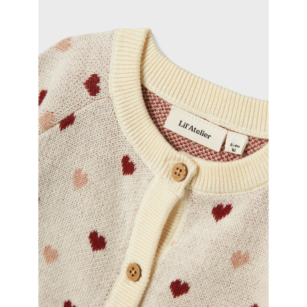 Køb Lil'Atelier Turtledove Red Heart Nbfsaran Ls Strik Card Heart Lil