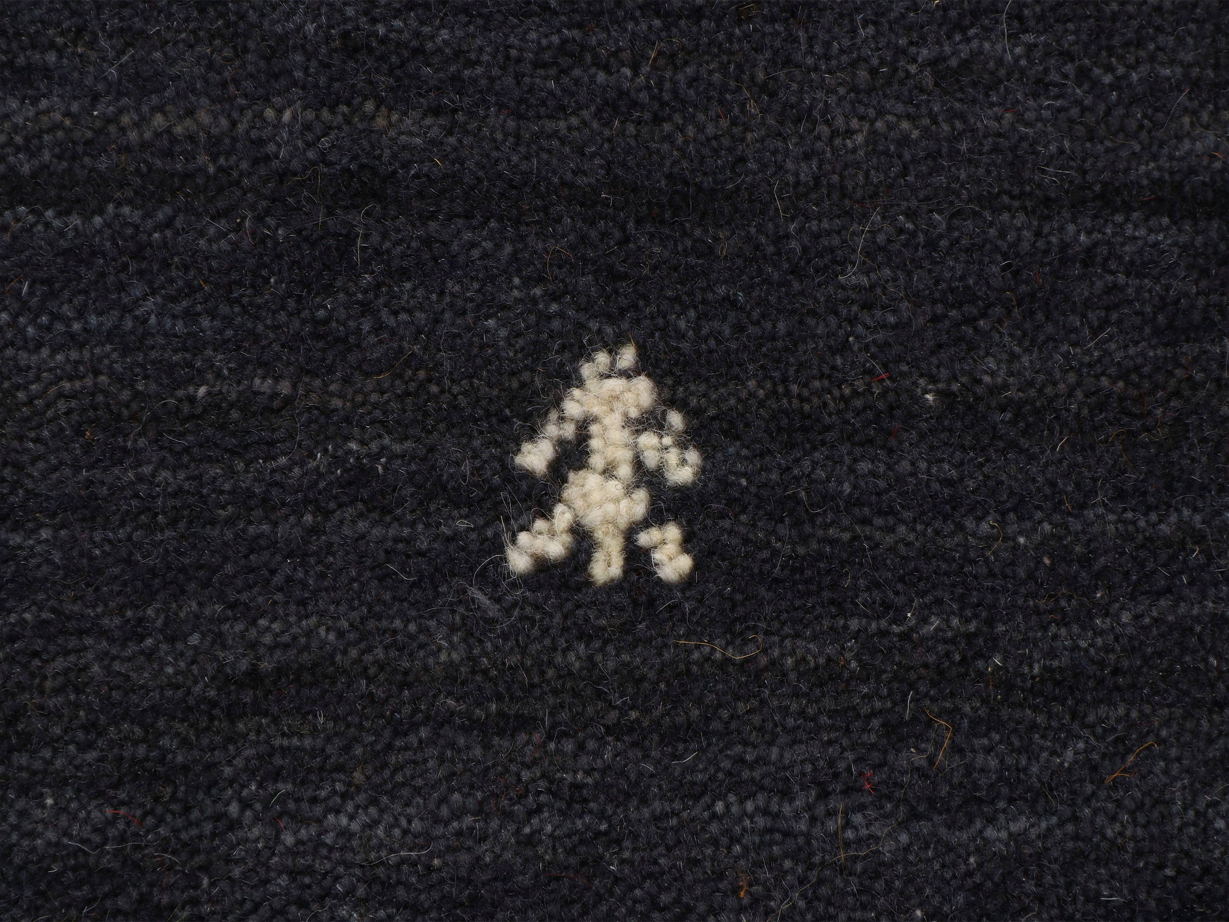 carpetfine Wollteppich »Gabbeh Uni,  auch als Läufer und Rund erhältlich« rechteckig 15 mm Höhe reine Wolle, handgewebt, Gabbeh Loom Tiermotiv, grosse Farbauswahl