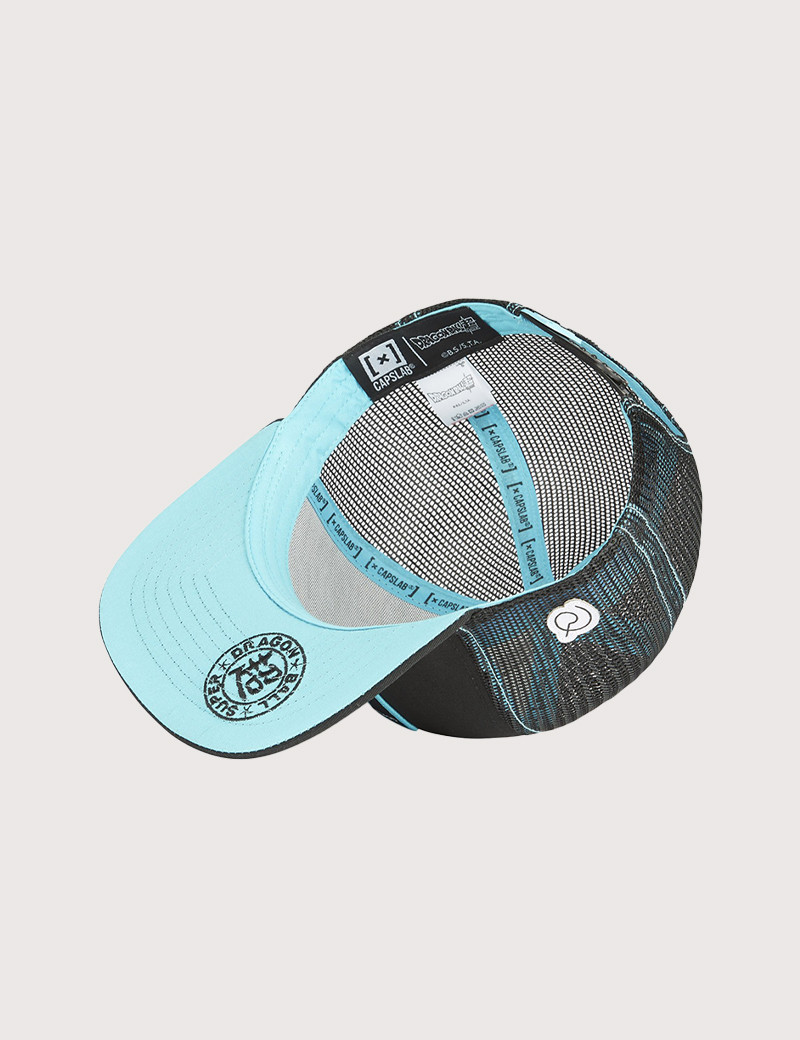 CAPSLAB CASQUETTE TRUCKER GOKU SUPER NOIR