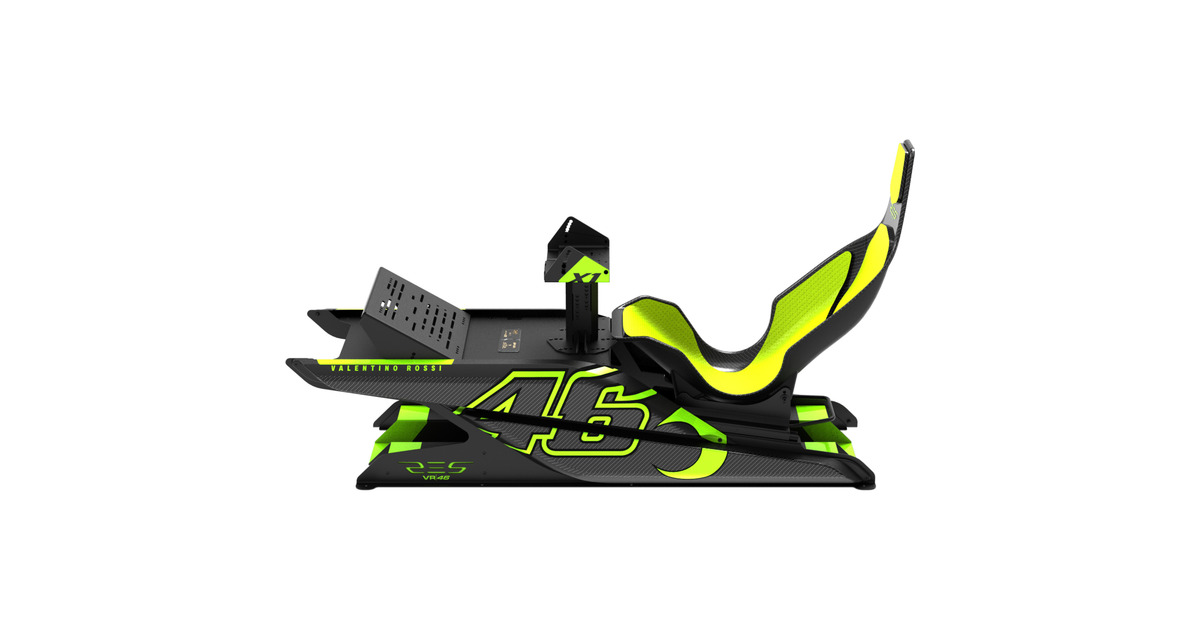 Res-TechX1 Cockpit VR/46 Limited Edition racing simulator  (Zwart/neongroen)