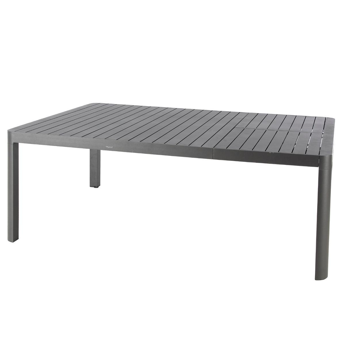 TABLE PARADIZE EXTENSIBLE RECTANGLE GRAPHITE 10 PLACES