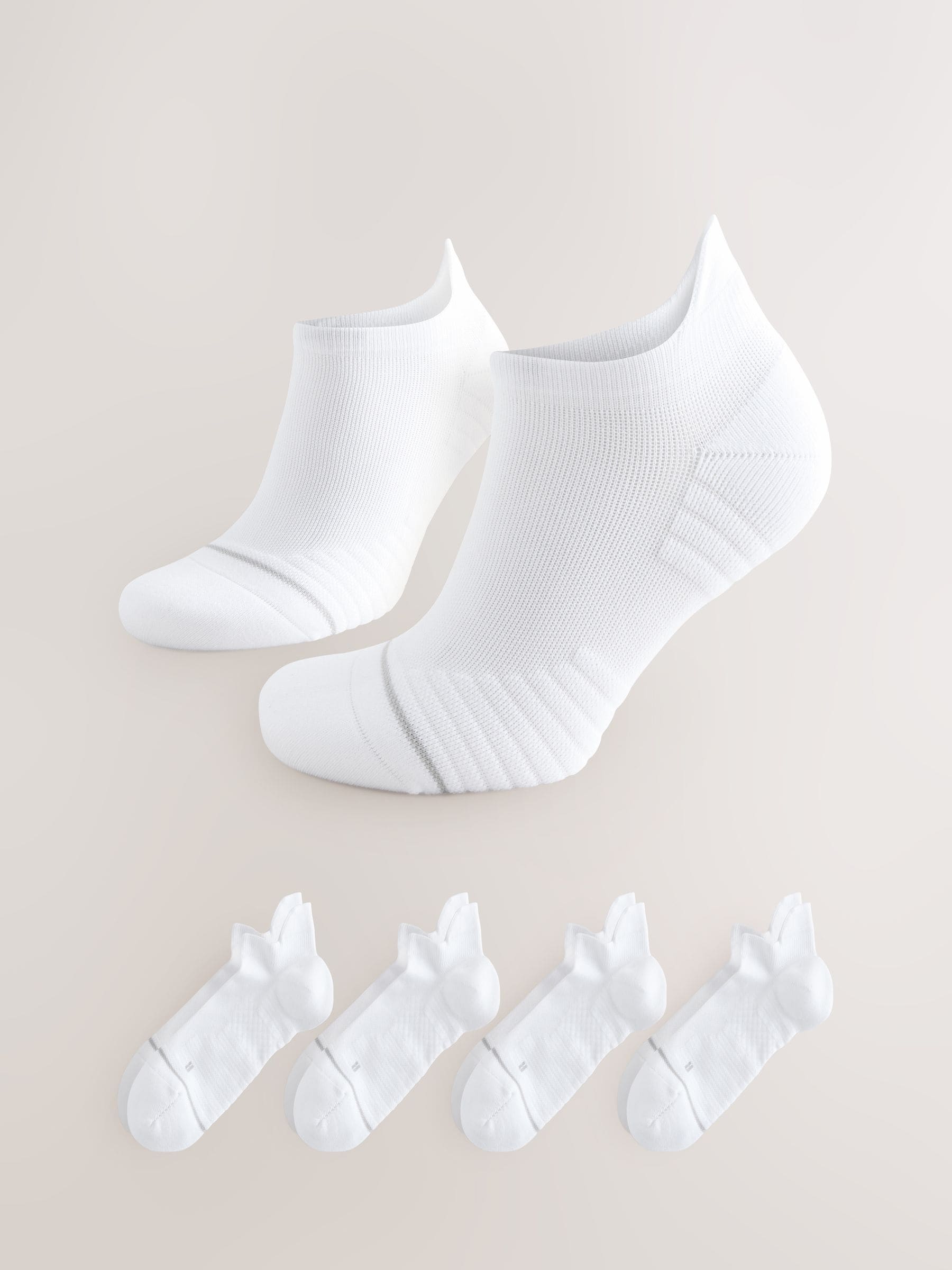 Wit - Active Cushioned Sports Trainer Socks 4 Pack