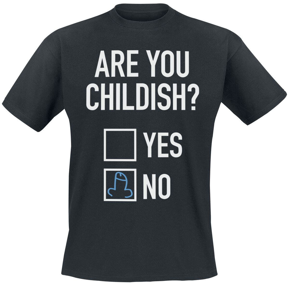 Are you childish | Slogans T-Shirt Manches courtes