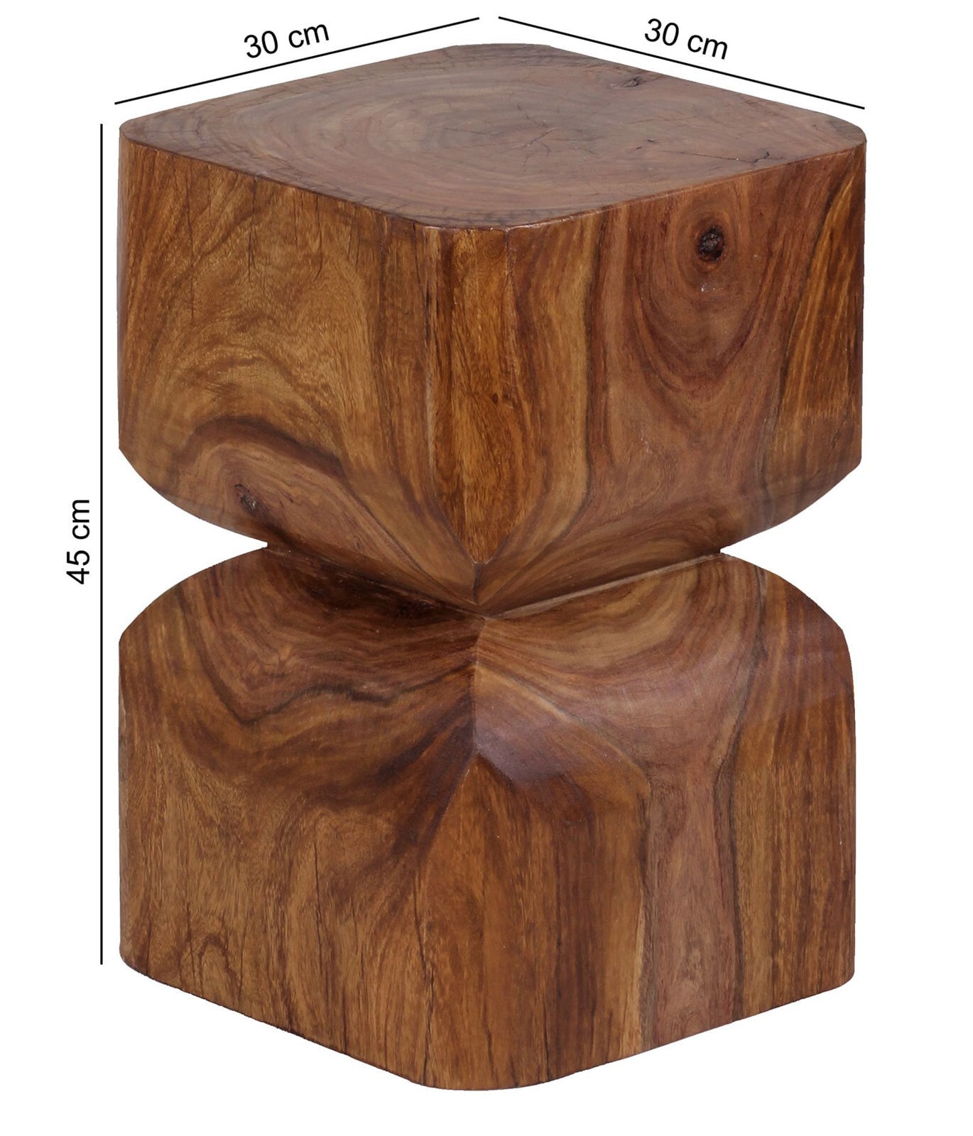 Beistelltisch Tribe Massivholz Sheesham