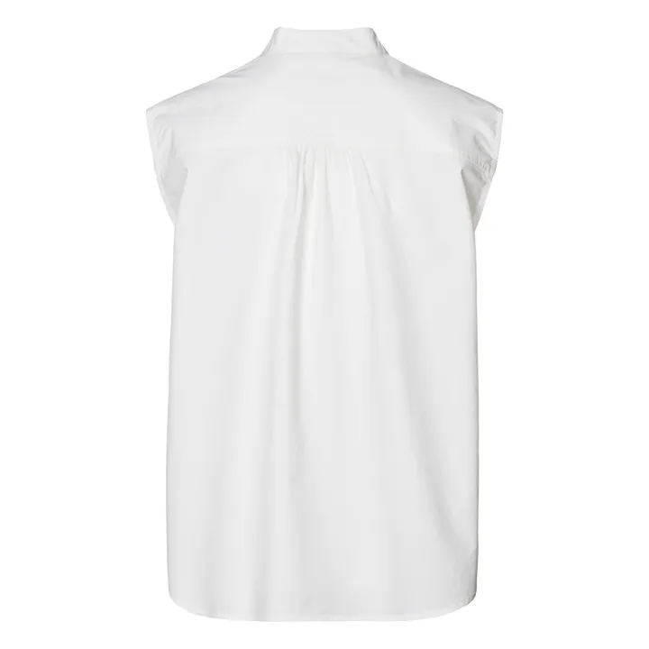 GAI+LISVA Top Elisa Popeline de Coton Bio | Blanc