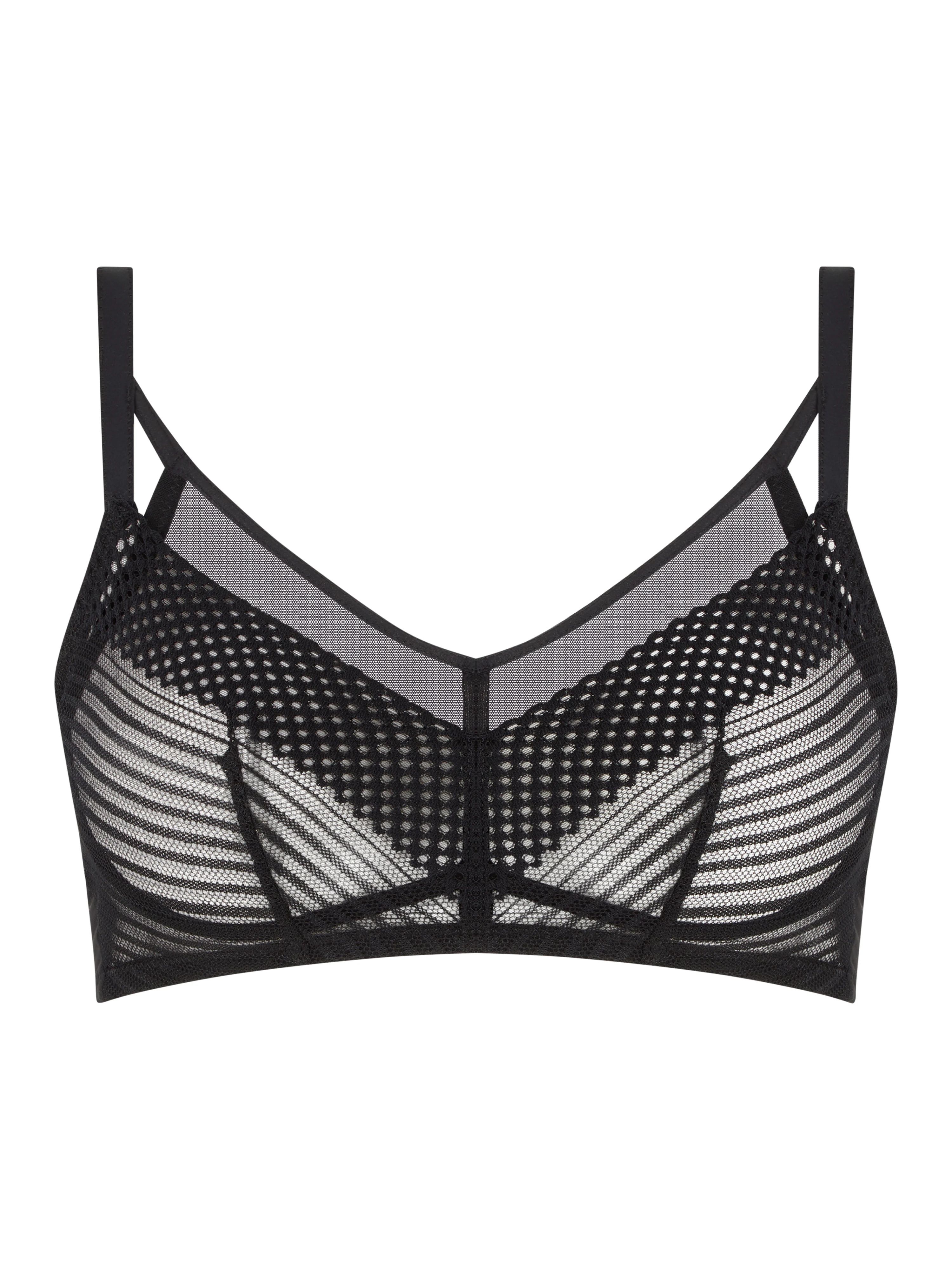 PLAY - Soutien-gorge sans armature maintien en dentelle | Noir