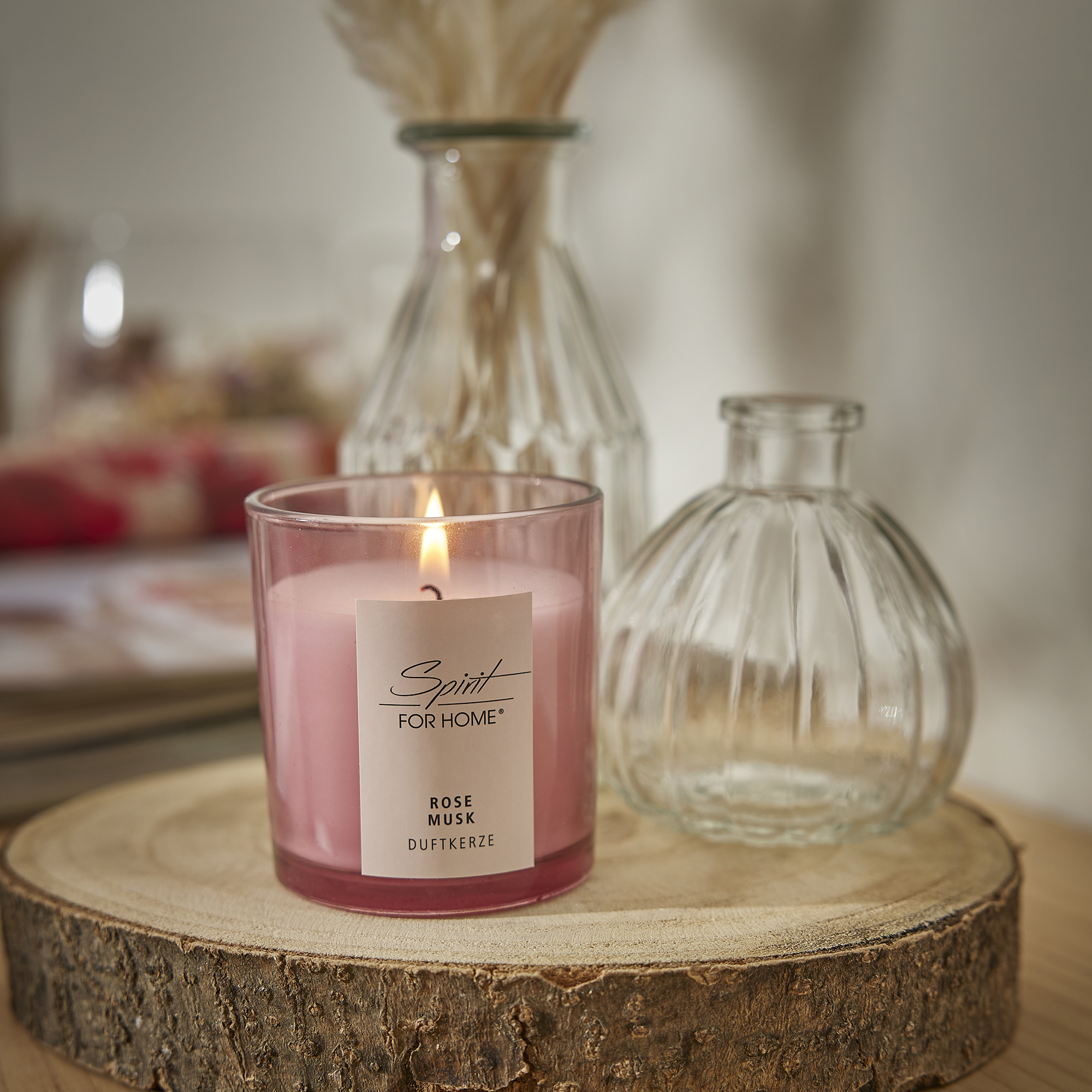 Duftkerze Home, Rose/Musk, 140 g