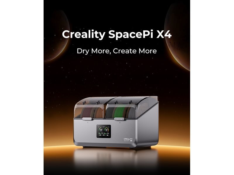 Creality Trockenbox Space Dryer X4 Filamenttrockner für bis zu 4x Filamente