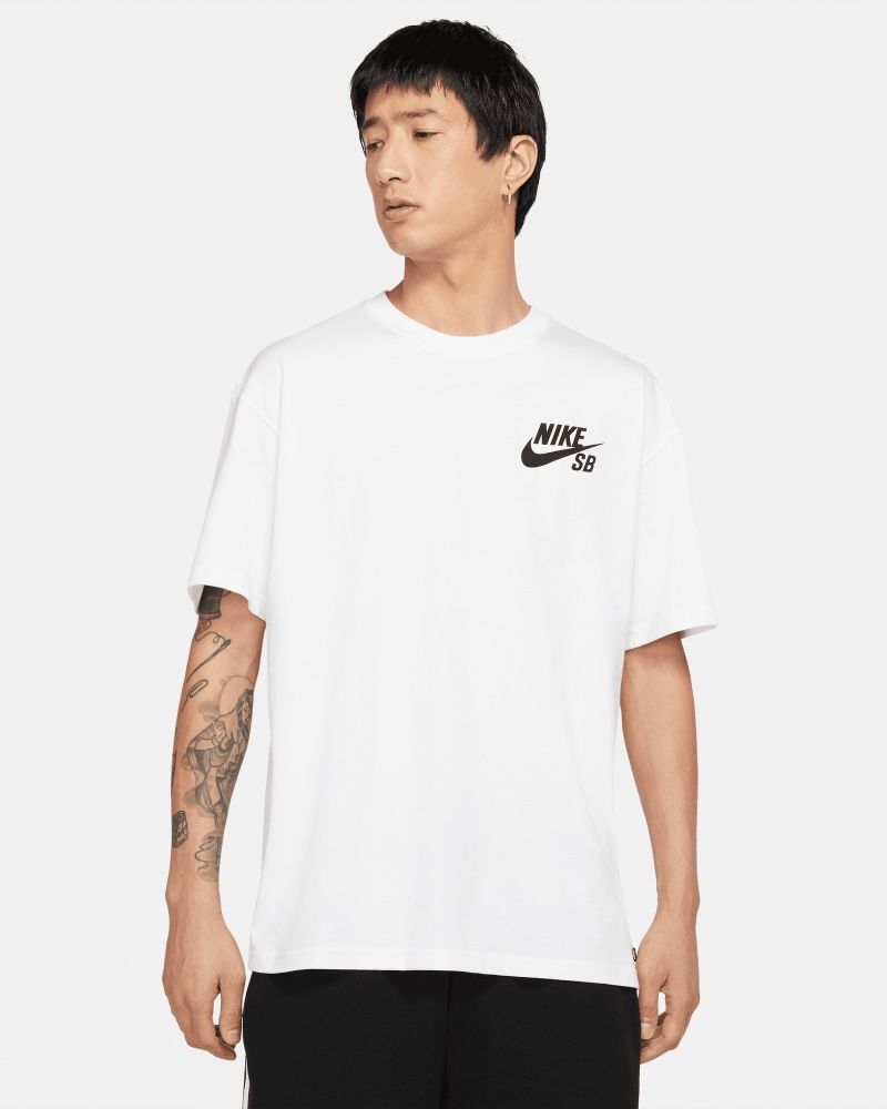 T-shirt Nike SB Blanc pour homme