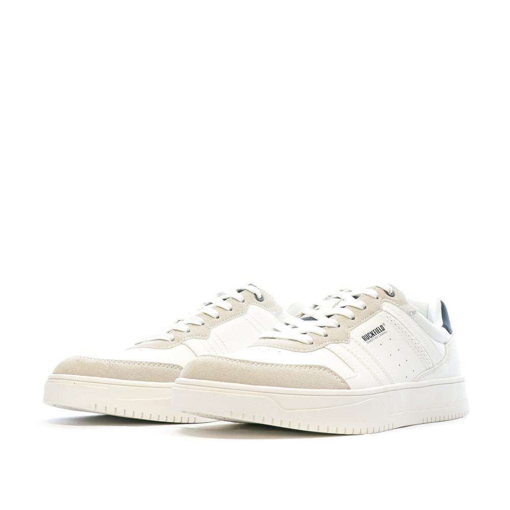 Ruckfield Baskets Blanches/Beige/Marine Homme Ruckfield Eliss