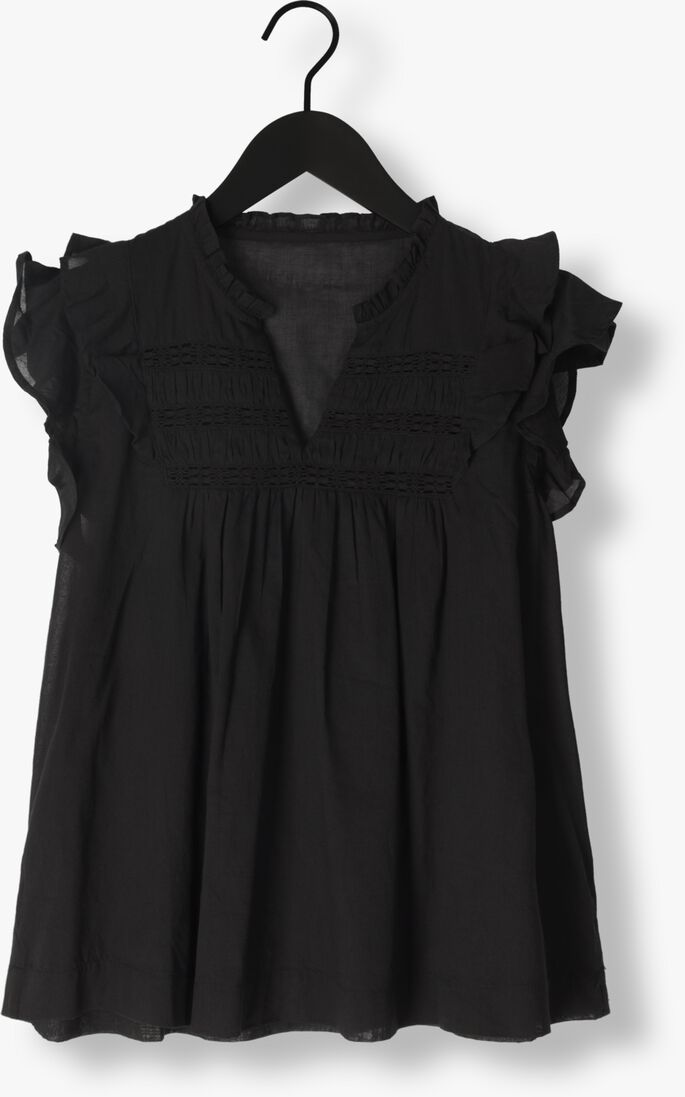 NOTRE-V zwarte notre-v top voile top short sleeves